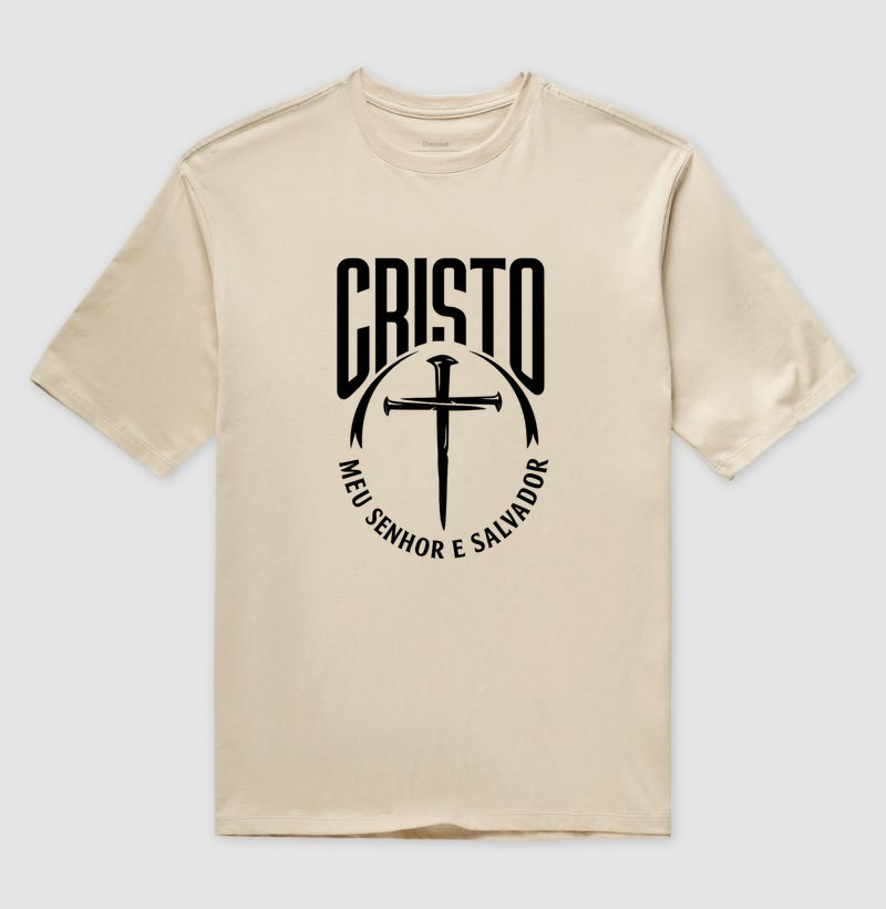 Camiseta Oversized Unisex Cristo Salvador SBLG