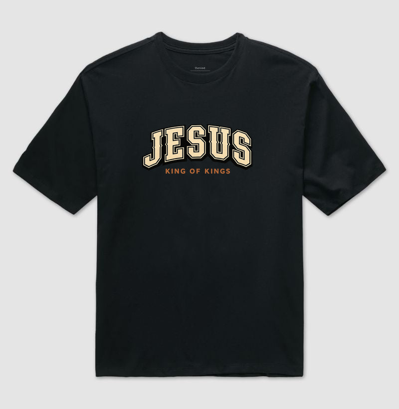 Camiseta Oversized Unisex Jesus King 2 SBLG