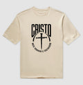 Camiseta Oversized Unisex Cristo Salvador SBLG