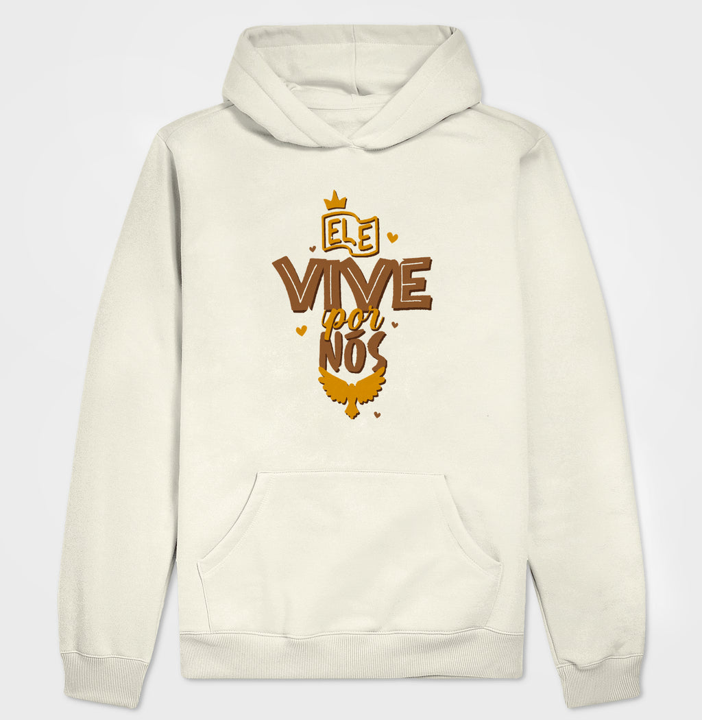 Moletom Unissex Slim Ele Vive Por Nós #SBLG