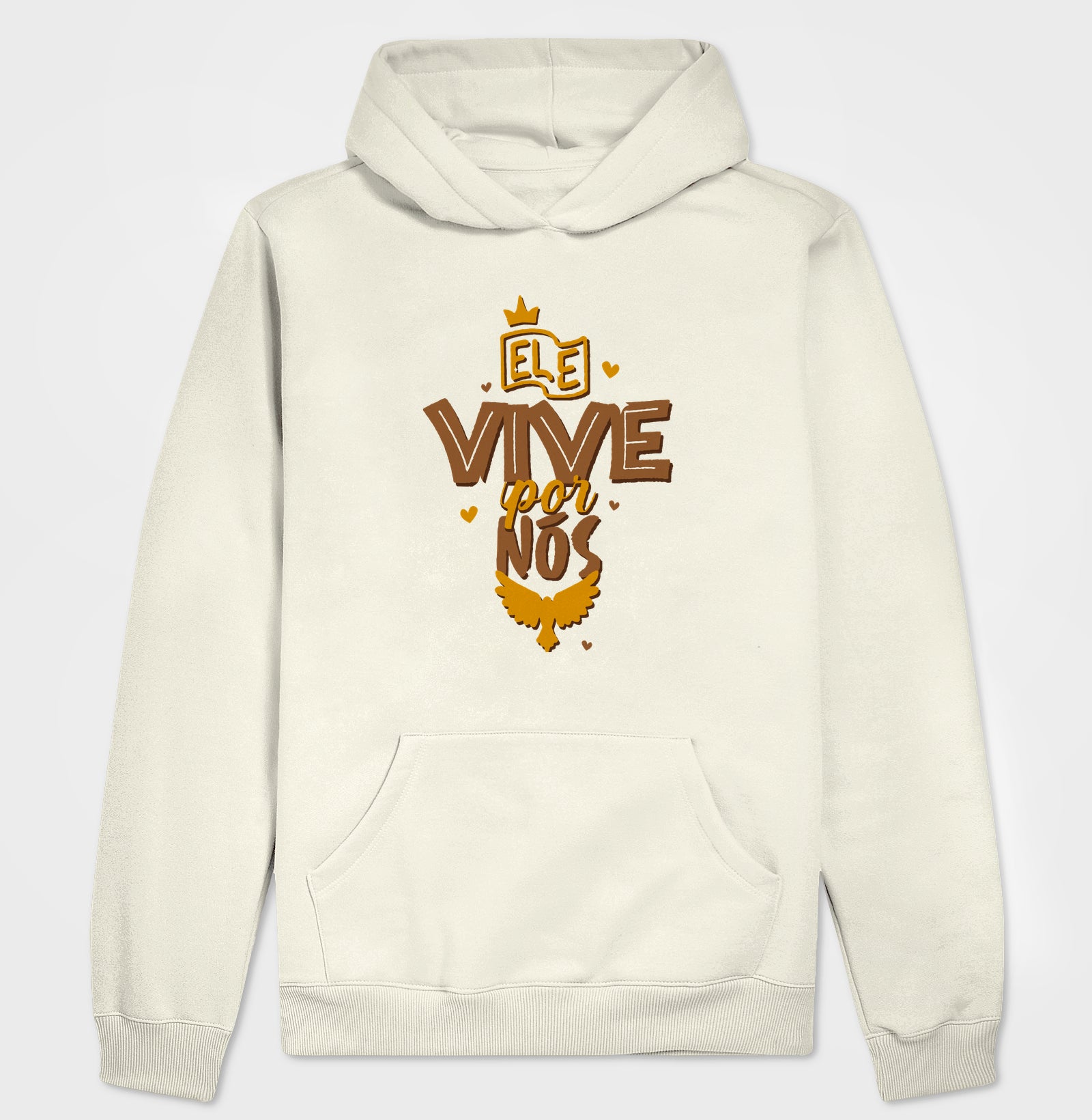 Moletom Unissex Slim Ele Vive Por Nós #SBLG