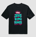 Camiseta Oversized Unisex Jesus King SBLG