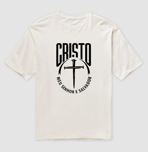 Camiseta Oversized Unisex Cristo Salvador SBLG