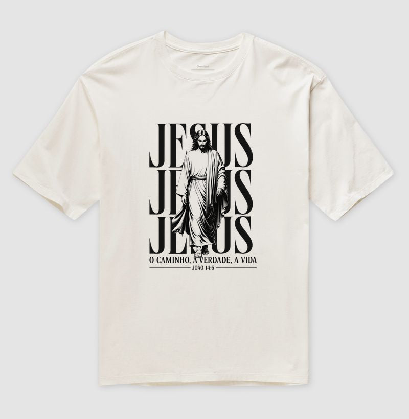 Camiseta Oversized Unisex 2 Jesus SBLG